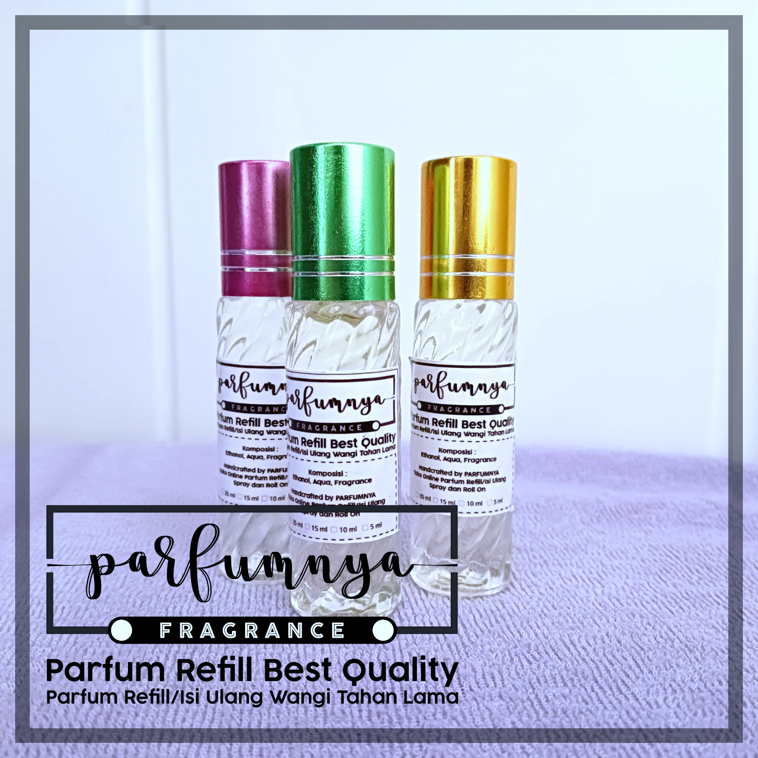 parfum roll on aroma kasturi putih