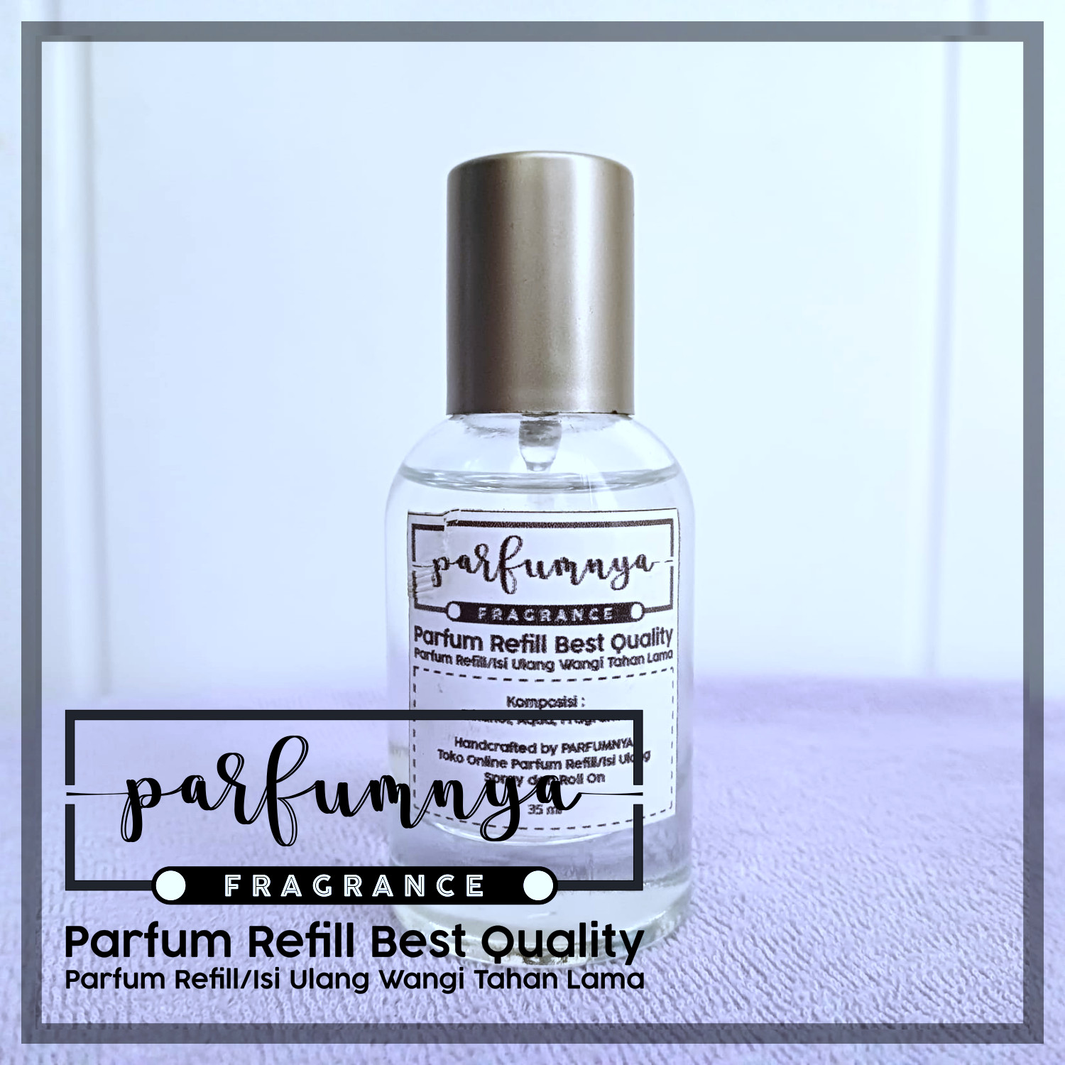 parfum isi ulang/refill spray aroma cuddle
